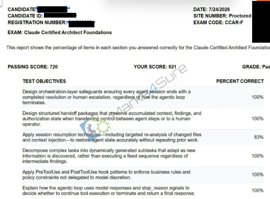 CCAR-F Verified Exam Questions