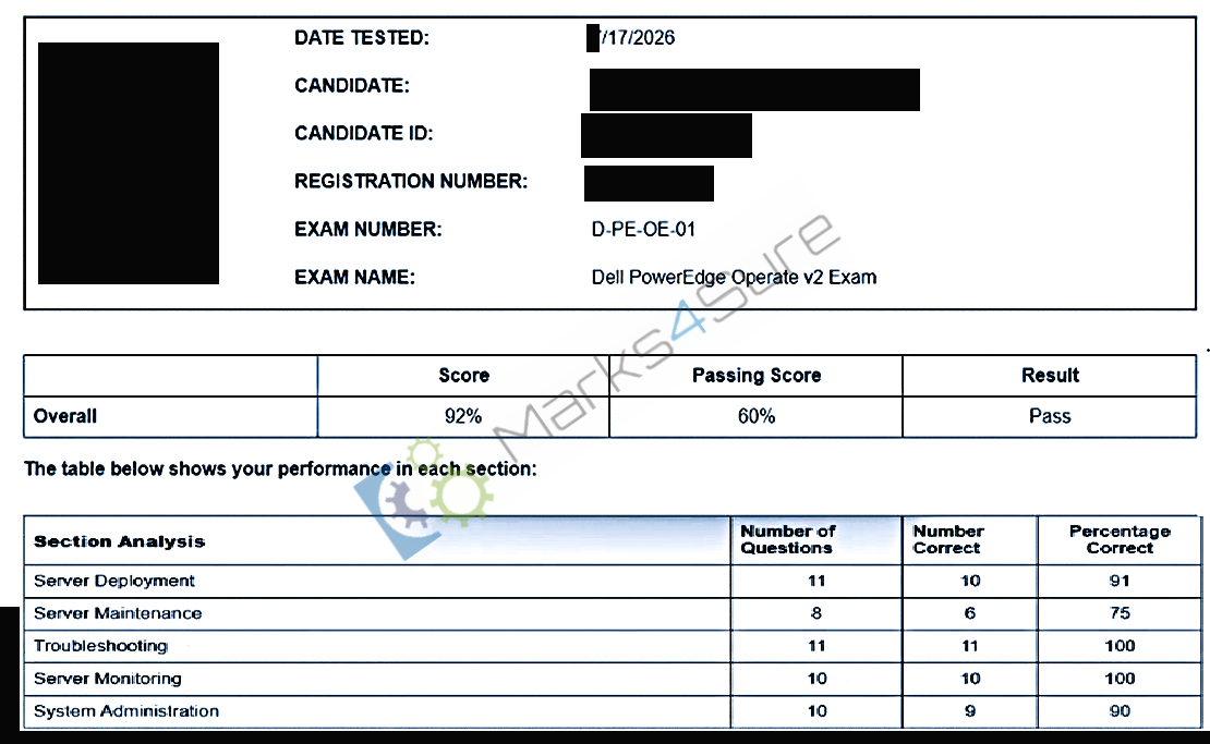 D-PE-OE-01 Verified Exam Questions