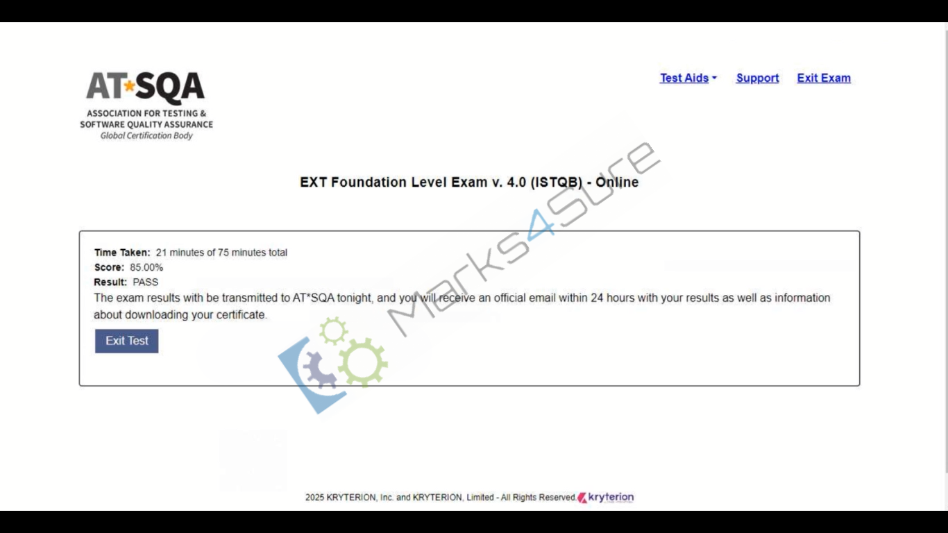 ISTQB-CTFL exam practice tests