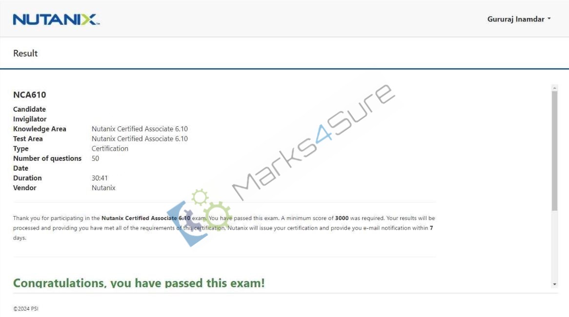 NCA-6.10 Verified Exam Questions