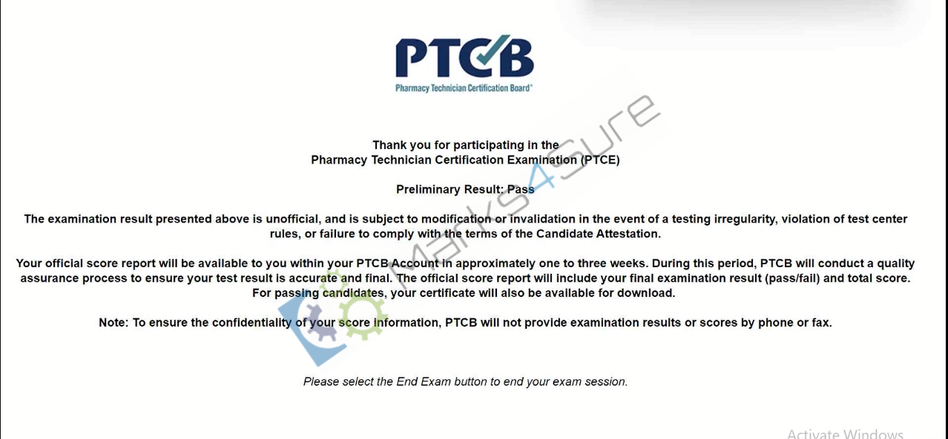 PTCE practice material