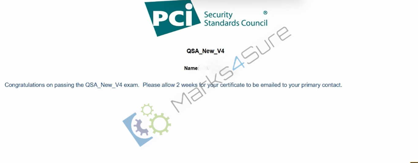 QSA_New_V4 Exam Preparation