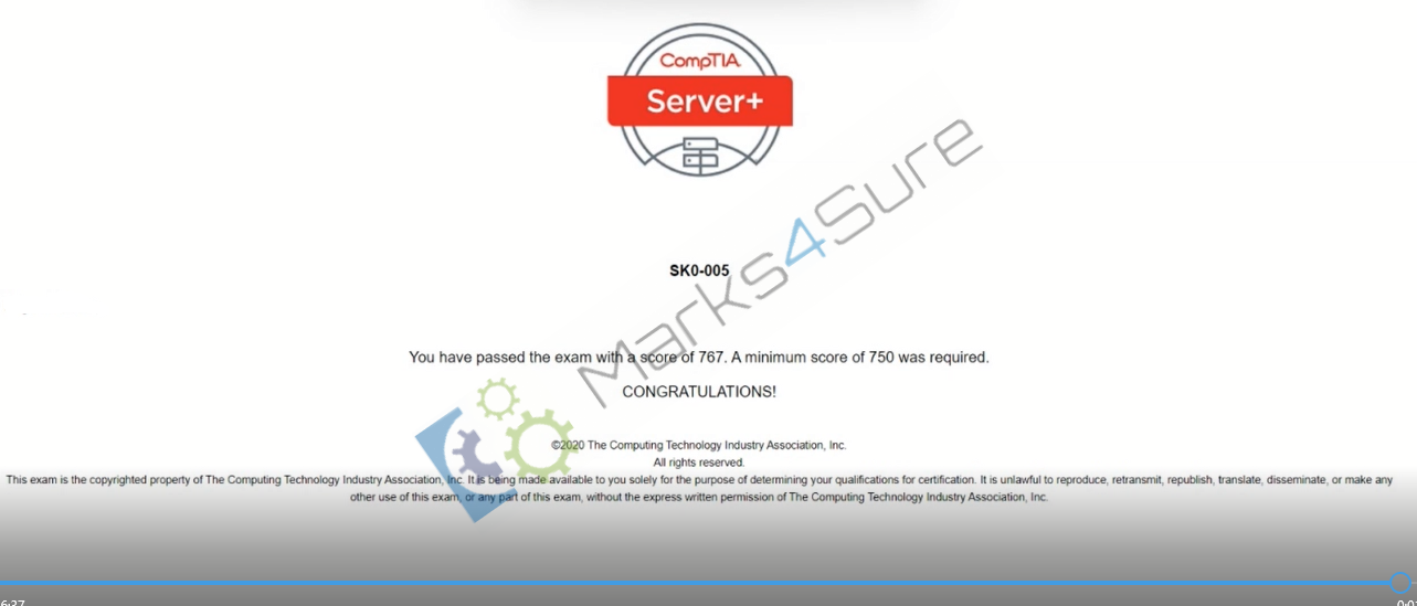 SK0-005 Practice Test Questions