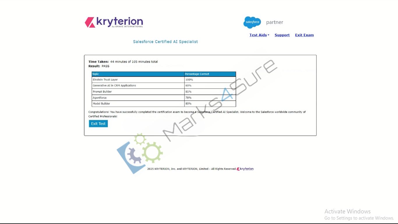 Salesforce-AI-Specialist practice questions